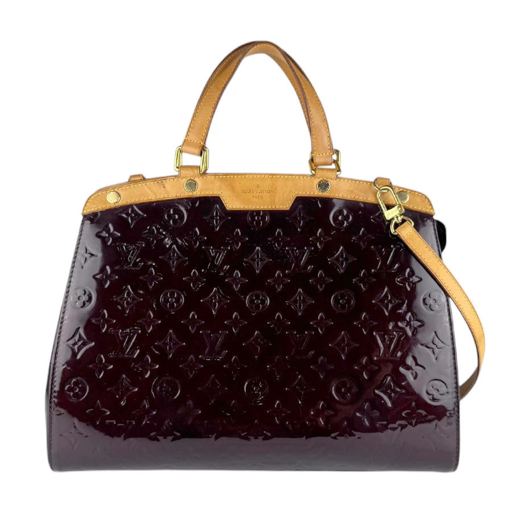 Louis Vuitton Shoulder Bag Handbag Monogram Vernis Blair Amarante Purple